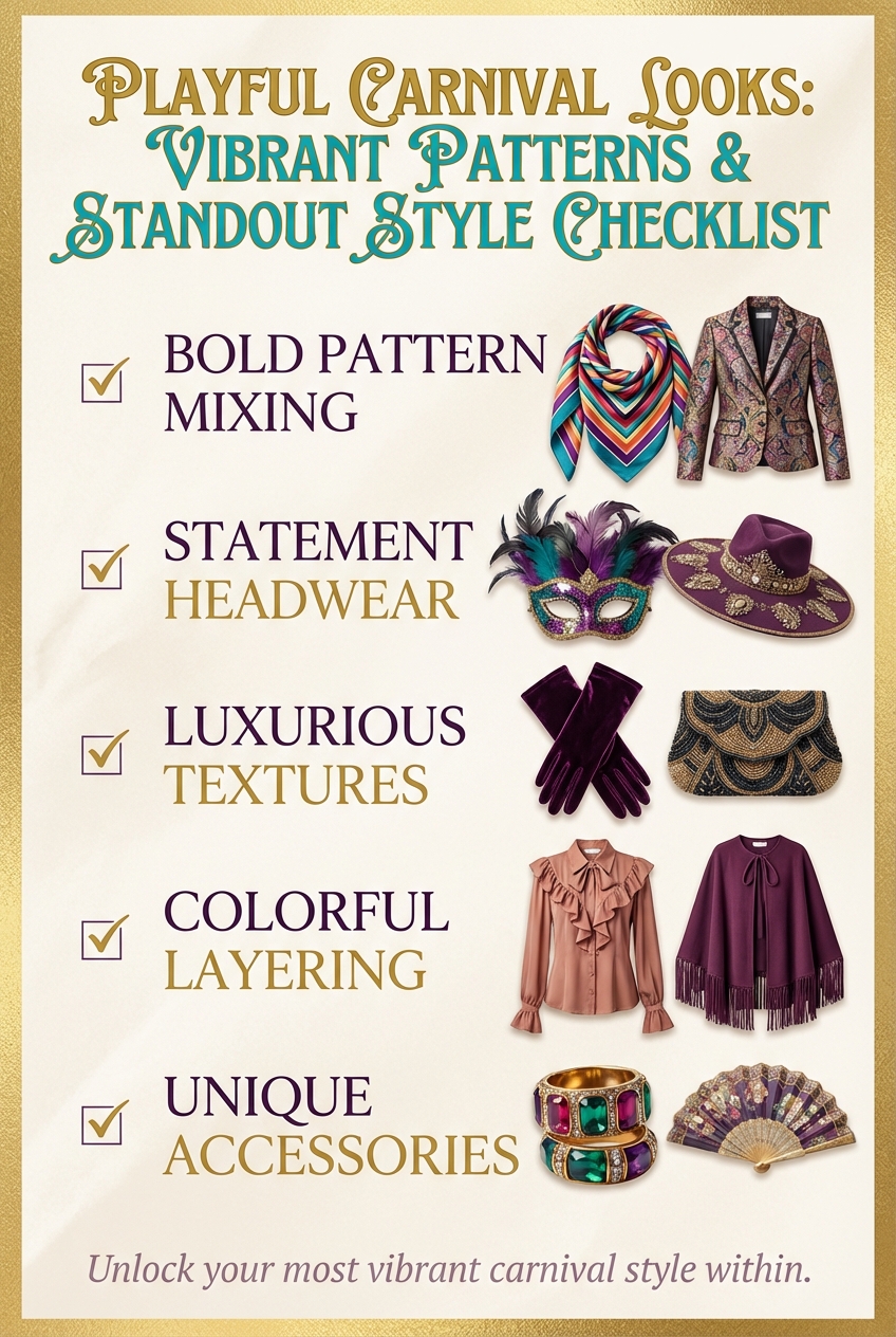 Playful Carnival Looks With Vibrant Patterns Standout Style For A Fun Filled Day - photo 5