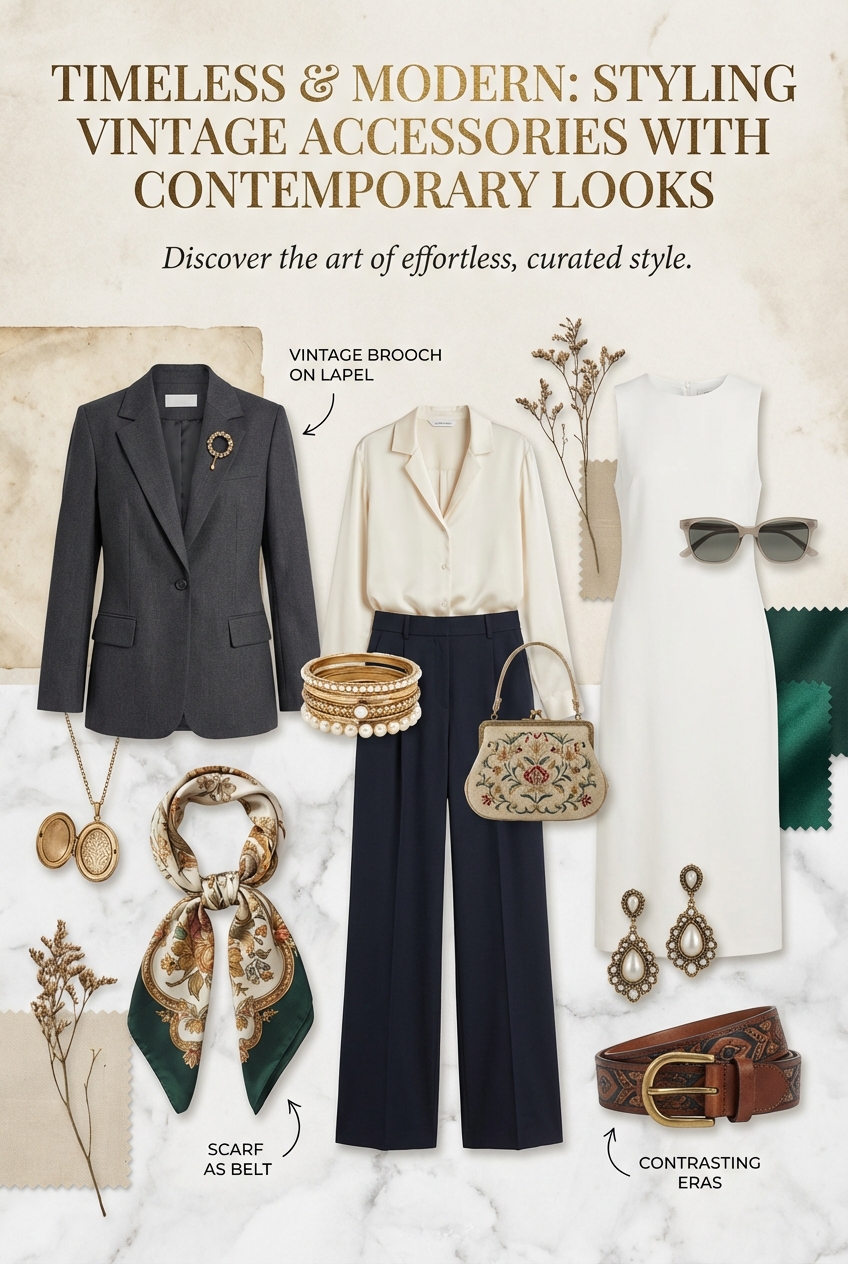 How To Style Vintage Accessories With Modern Outfits - photo 4