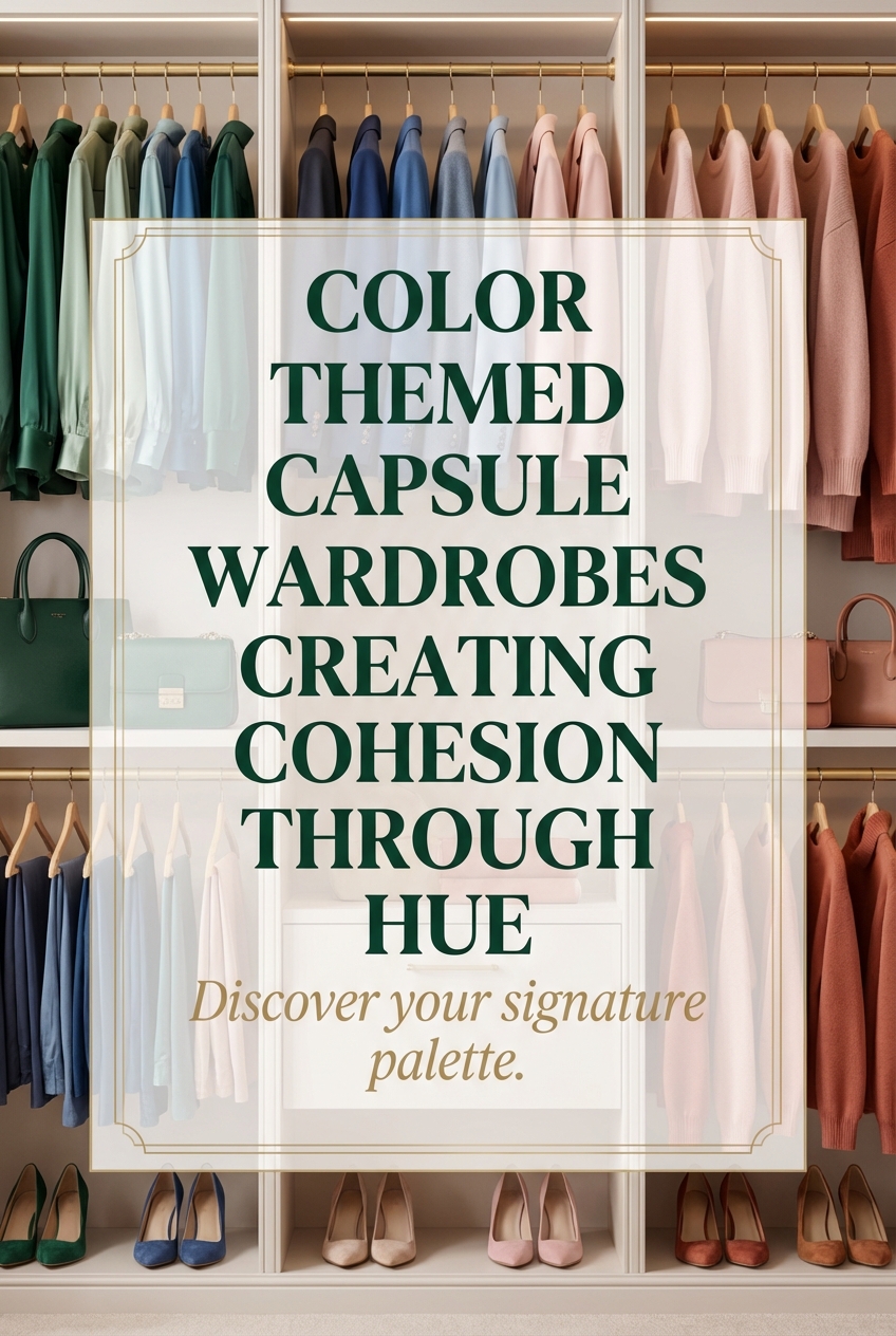 Color Themed Capsule Wardrobes Creating Cohesion Through Hue - photo 2