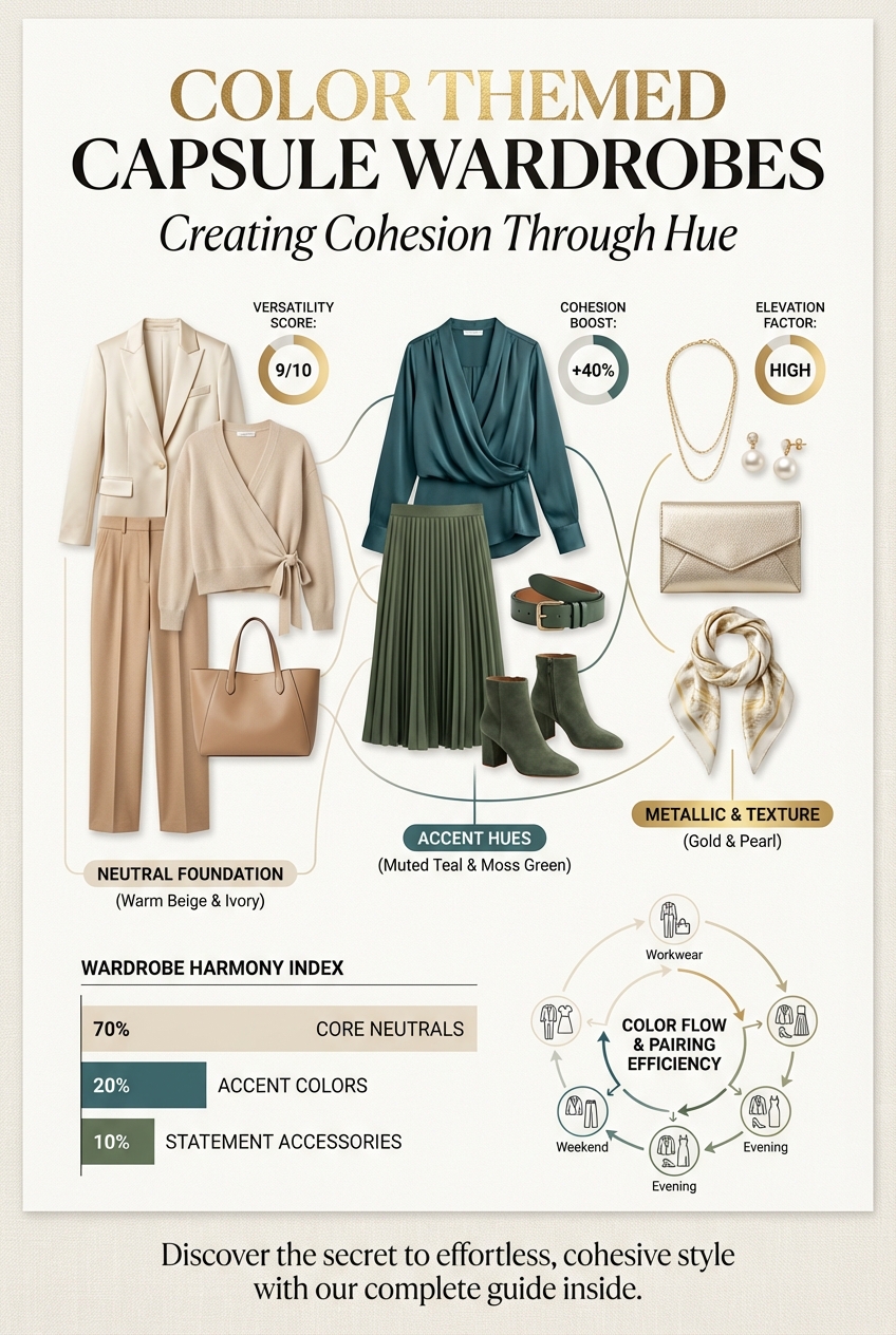 Color Themed Capsule Wardrobes Creating Cohesion Through Hue - photo 3