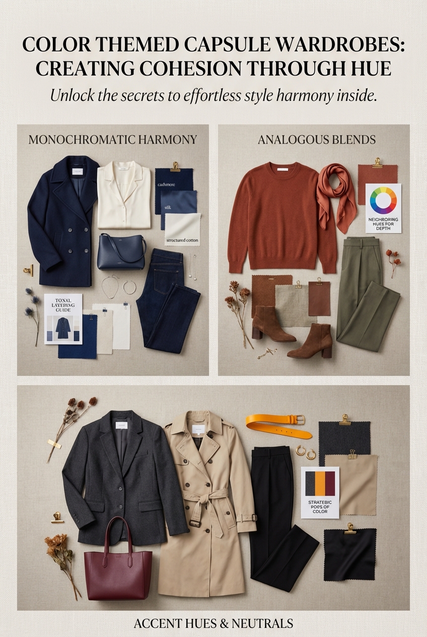 Color Themed Capsule Wardrobes Creating Cohesion Through Hue - photo 4