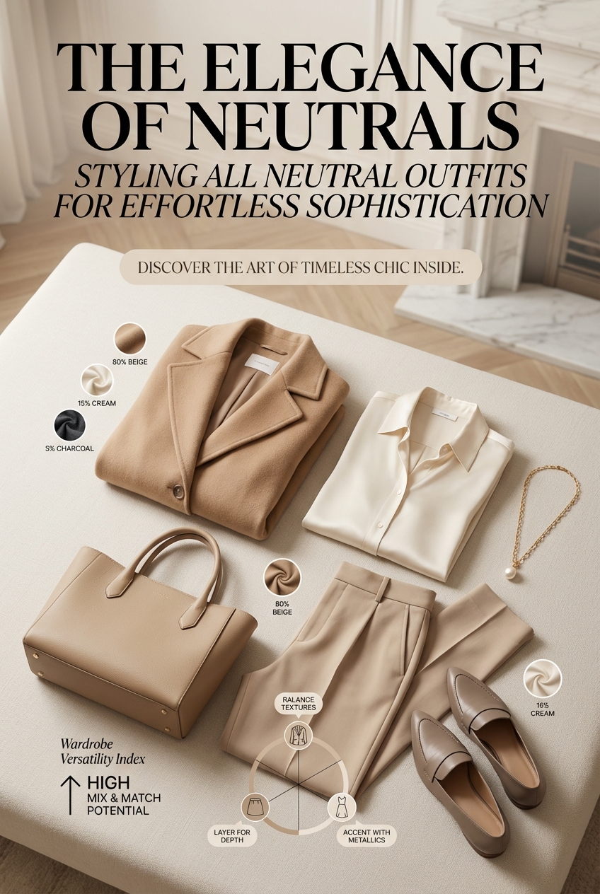 The Elegance Of Neutrals Styling All Neutral Outfits For Effortless Sophistication - photo 3