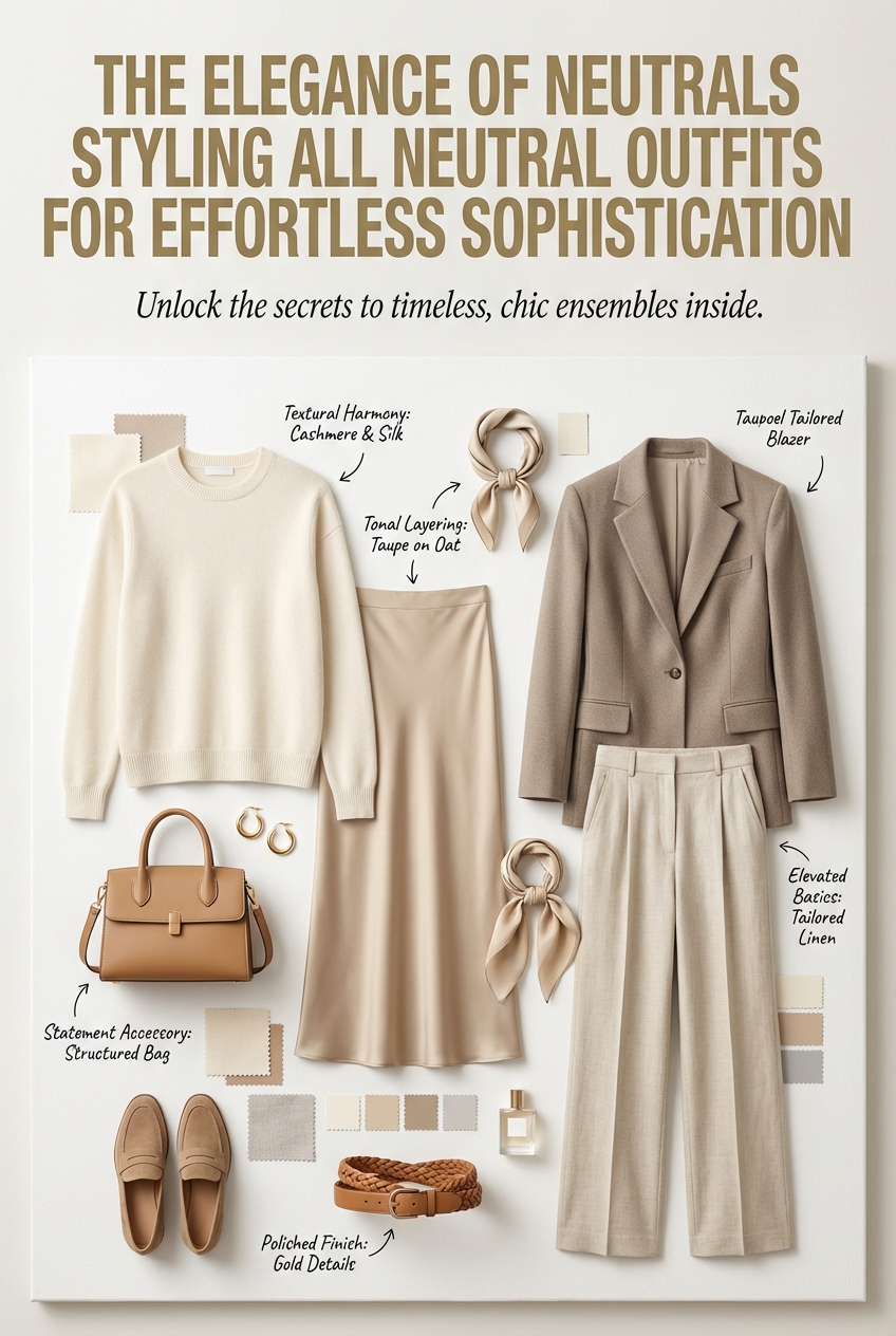 The Elegance Of Neutrals Styling All Neutral Outfits For Effortless Sophistication - photo 4