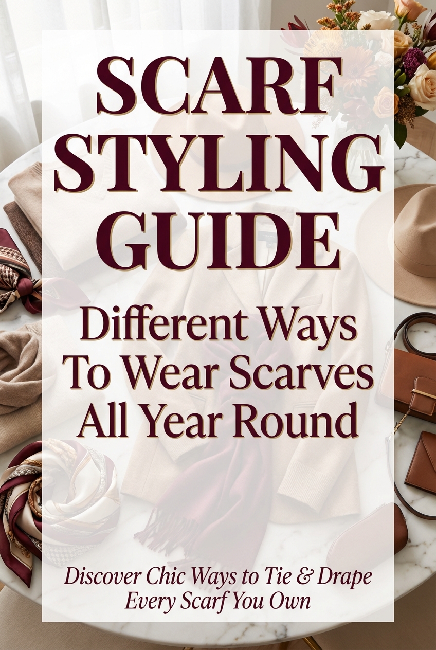 Scarf Styling Guide Different Ways To Wear Scarves All Year Round - photo 2