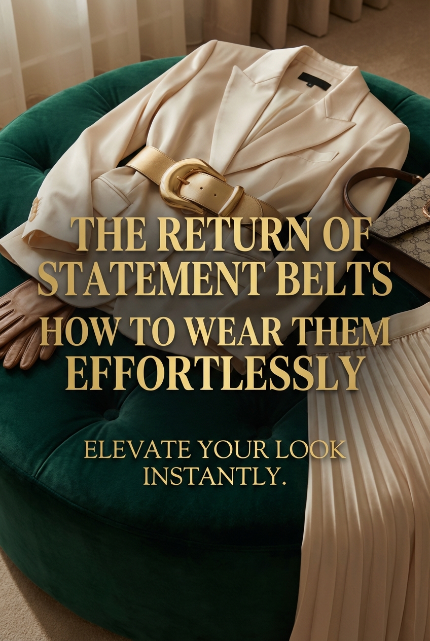 The Return Of Statement Belts How To Wear Them Effortlessly - photo 2