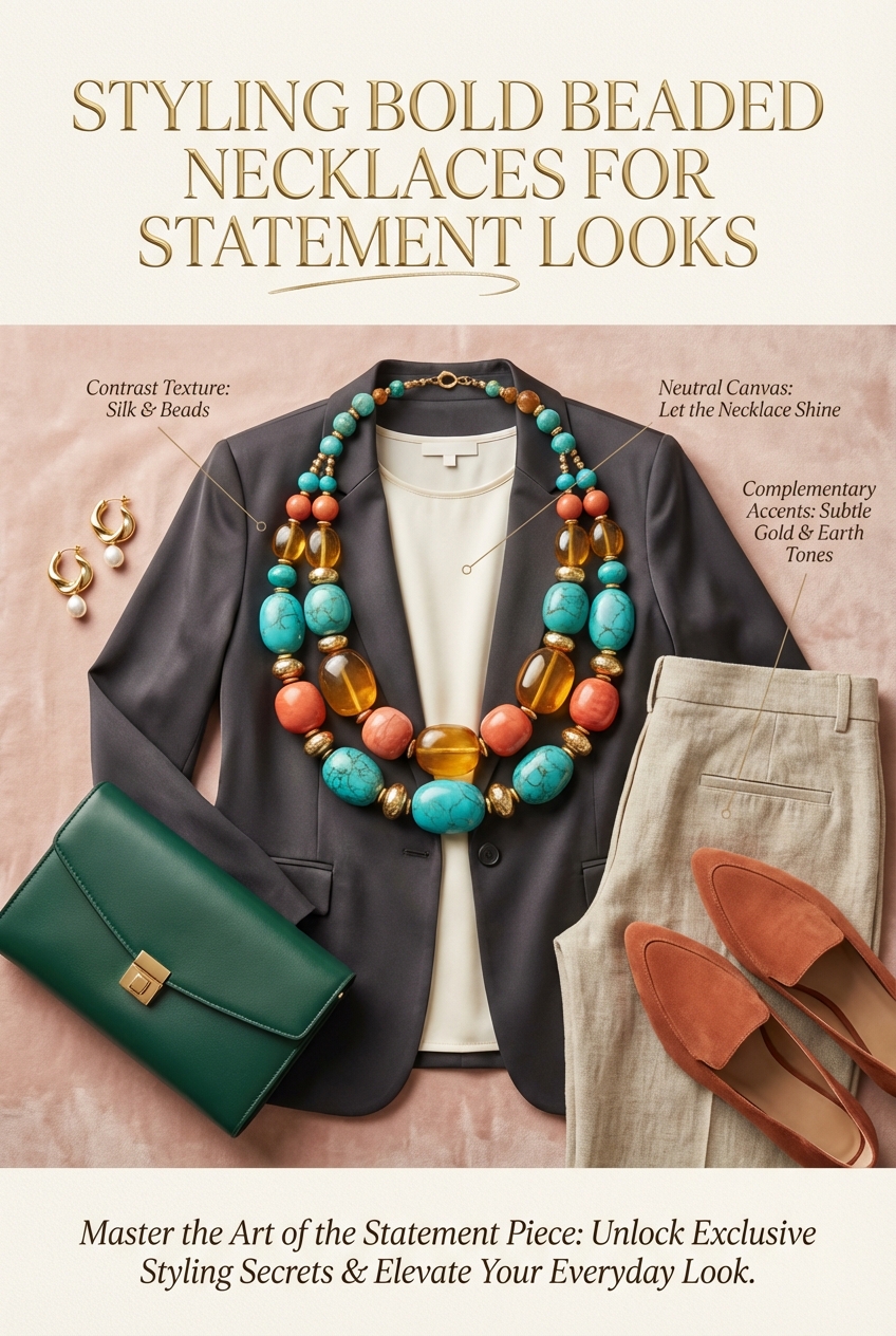 Styling Bold Beaded Necklaces For Statement Looks - photo 4