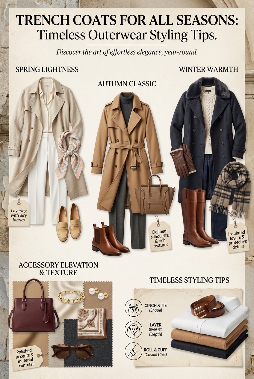 Trench Coats For All Seasons Timeless Outerwear Styling Tips - photo 4