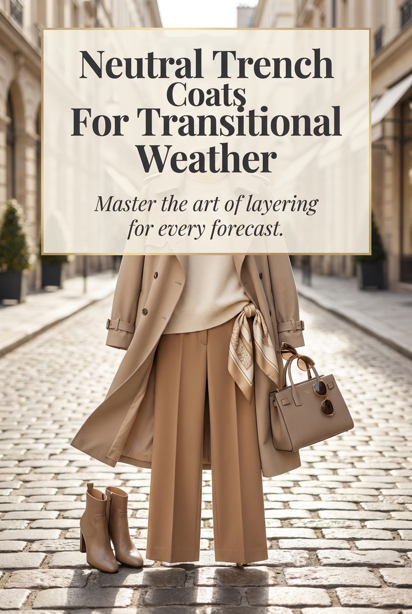 Neutral Trench Coats For Transitional Weather - photo 2