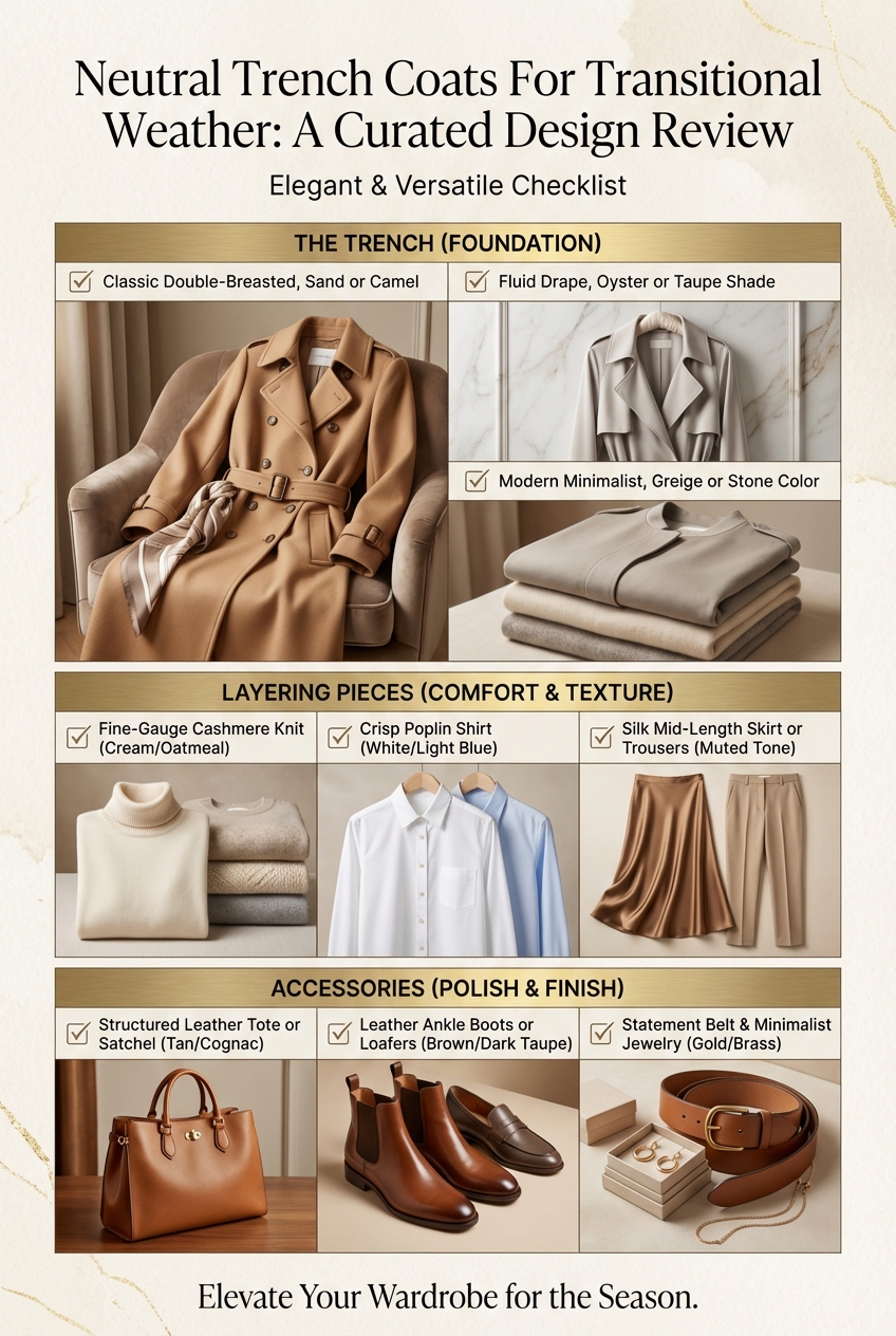 Neutral Trench Coats For Transitional Weather - photo 5