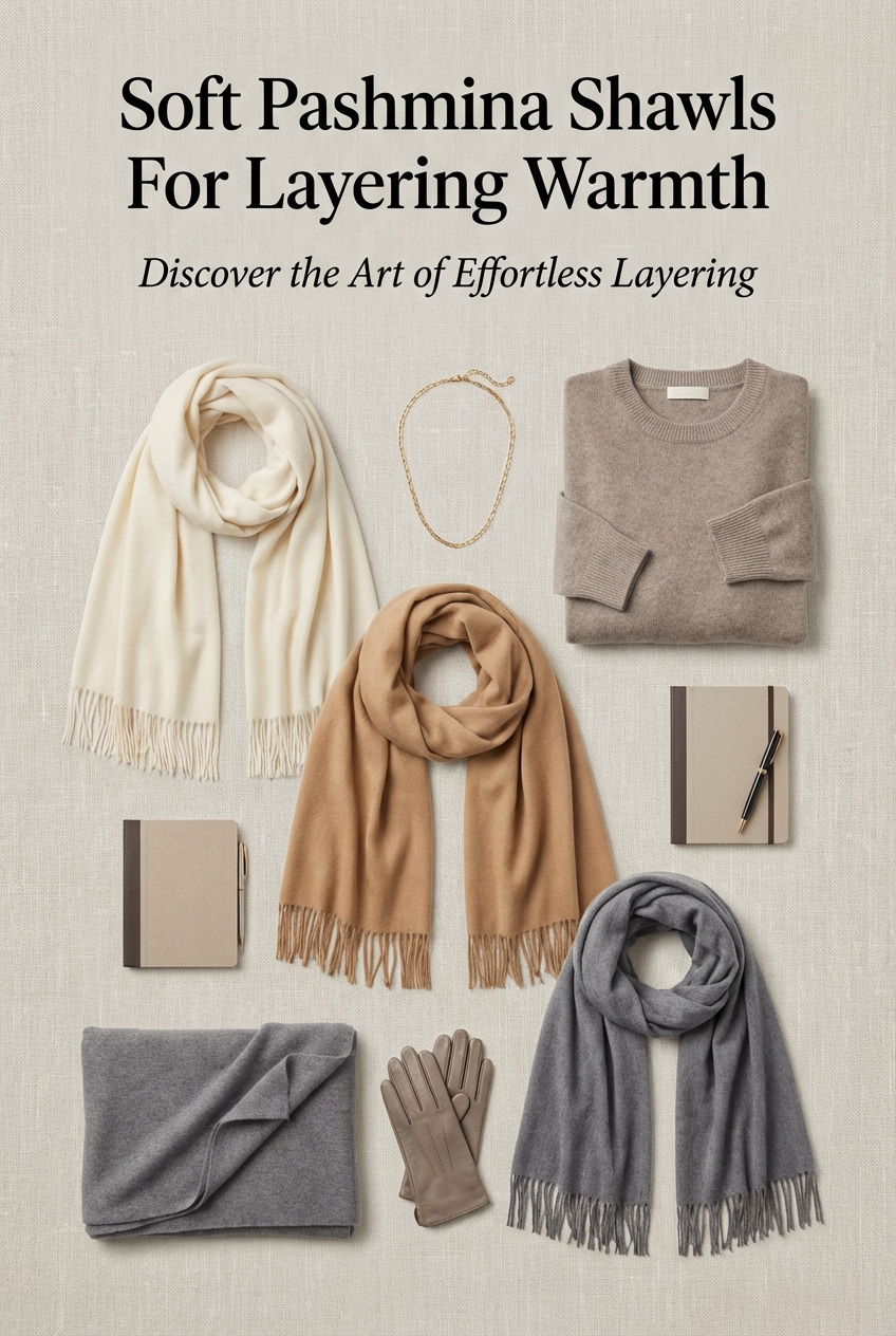 Soft Pashmina Shawls For Layering Warmth - photo 4