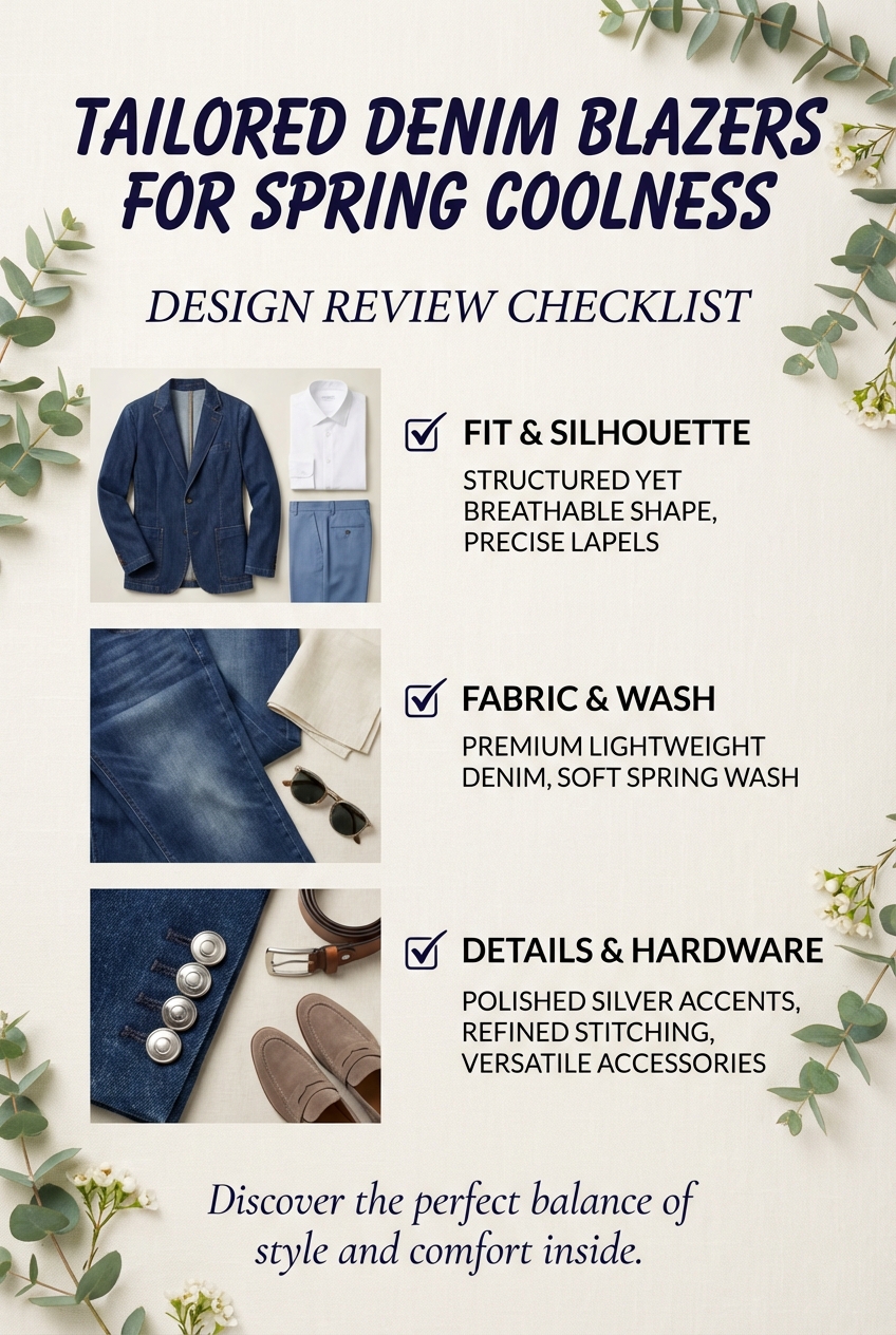 Tailored Denim Blazers For Spring Coolness - photo 5
