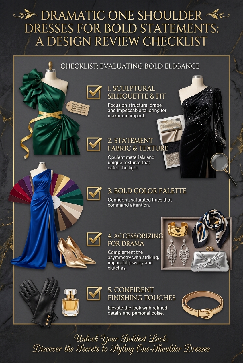 Dramatic One Shoulder Dresses For Bold Statements - photo 5