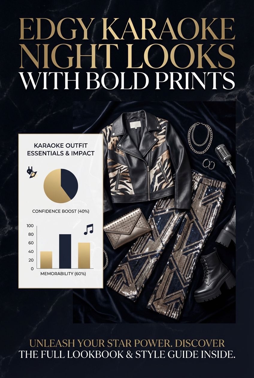 Edgy Karaoke Night Looks With Bold Prints - photo 3
