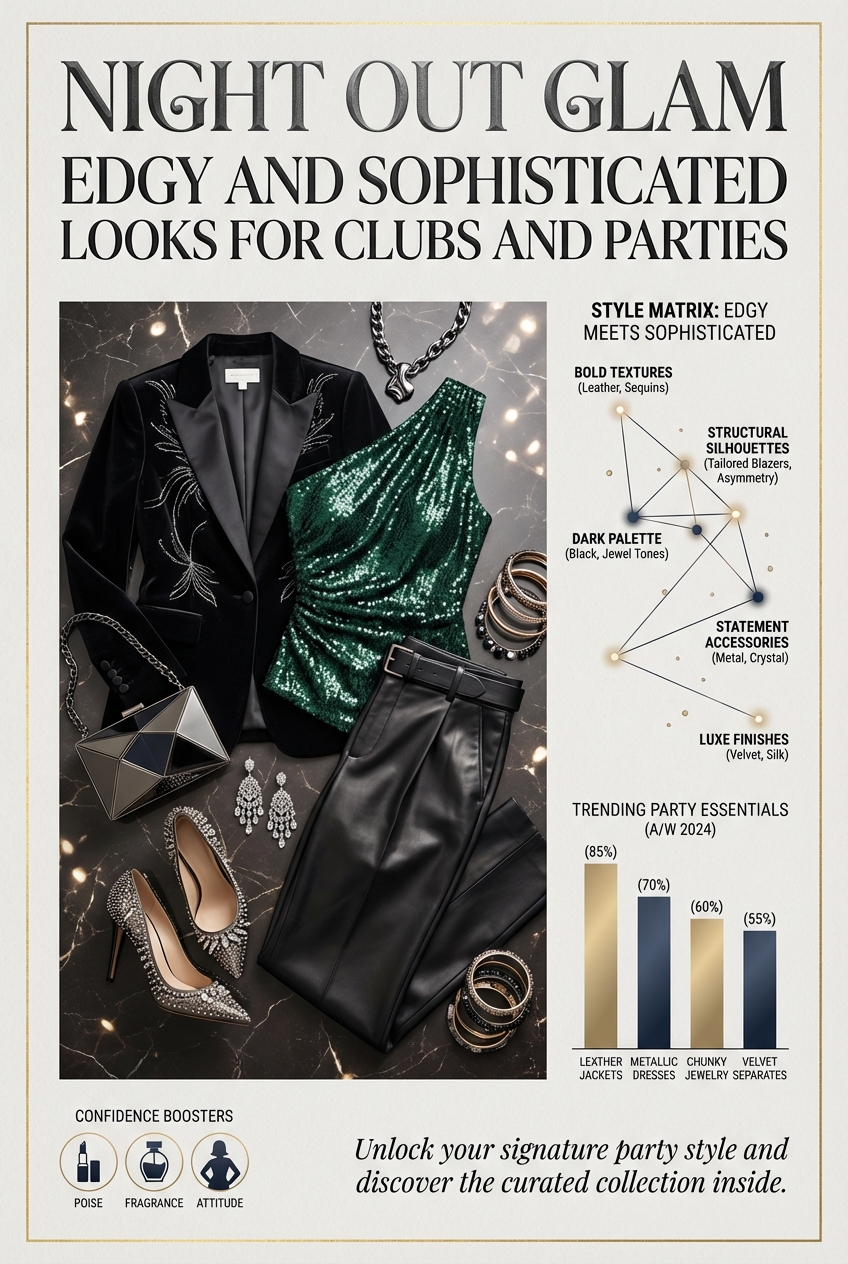 Night Out Glam Edgy And Sophisticated Looks For Clubs And Parties - photo 3
