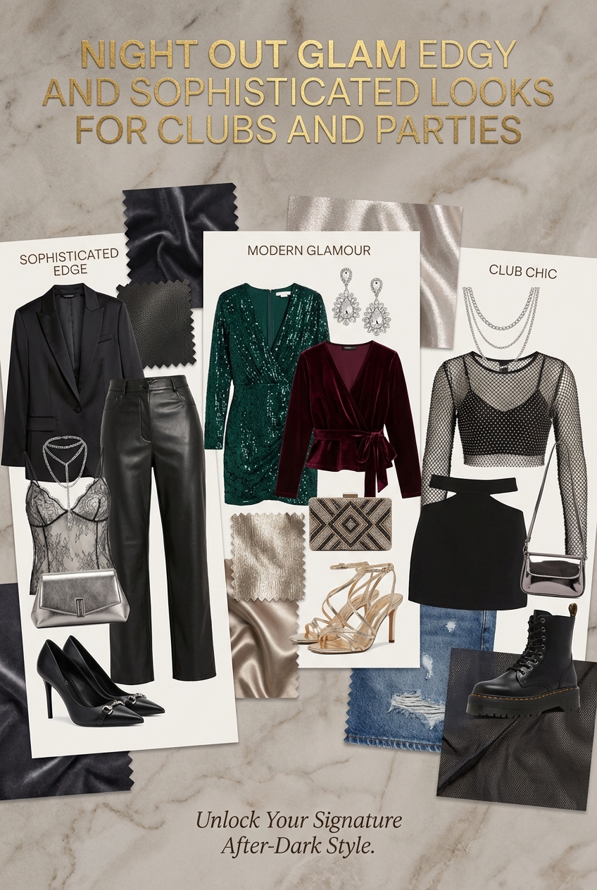 Night Out Glam Edgy And Sophisticated Looks For Clubs And Parties - photo 4