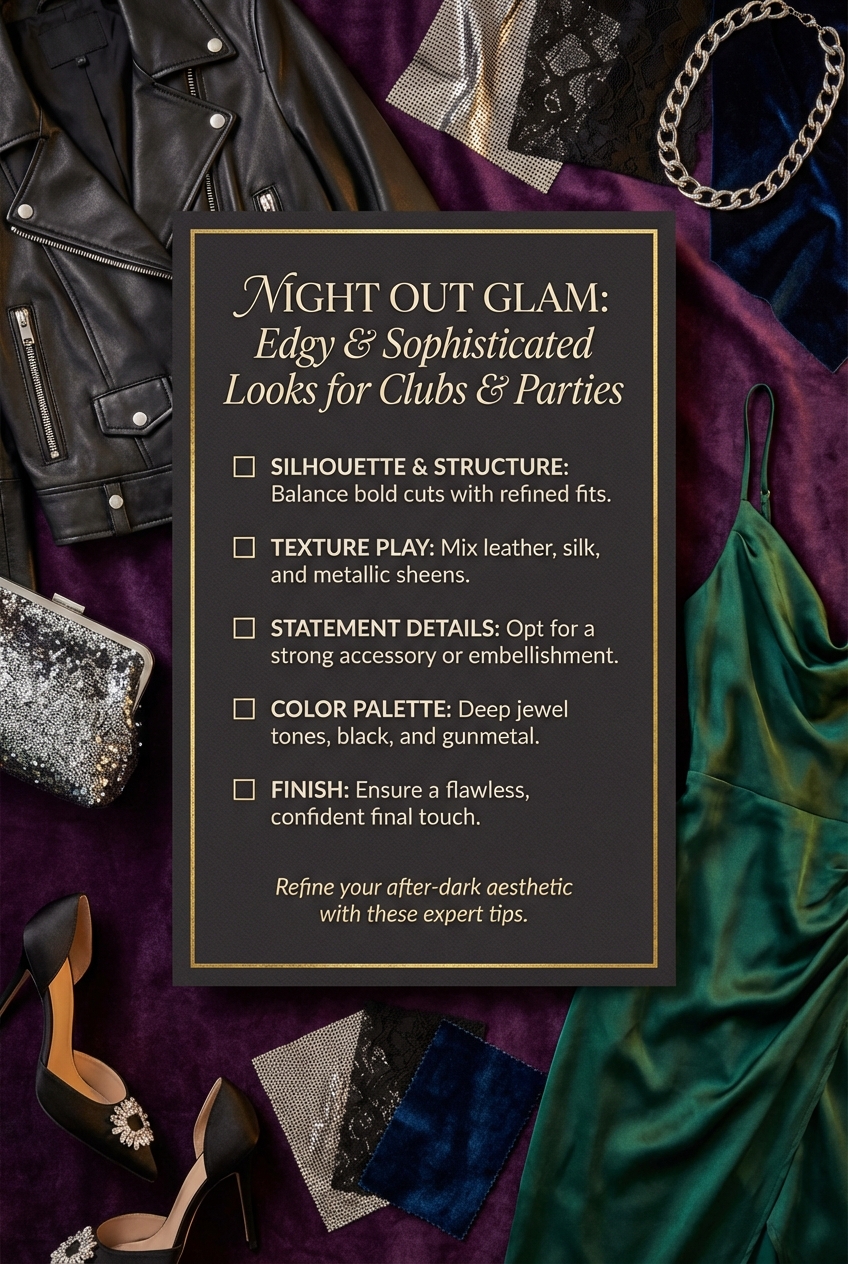 Night Out Glam Edgy And Sophisticated Looks For Clubs And Parties - photo 5