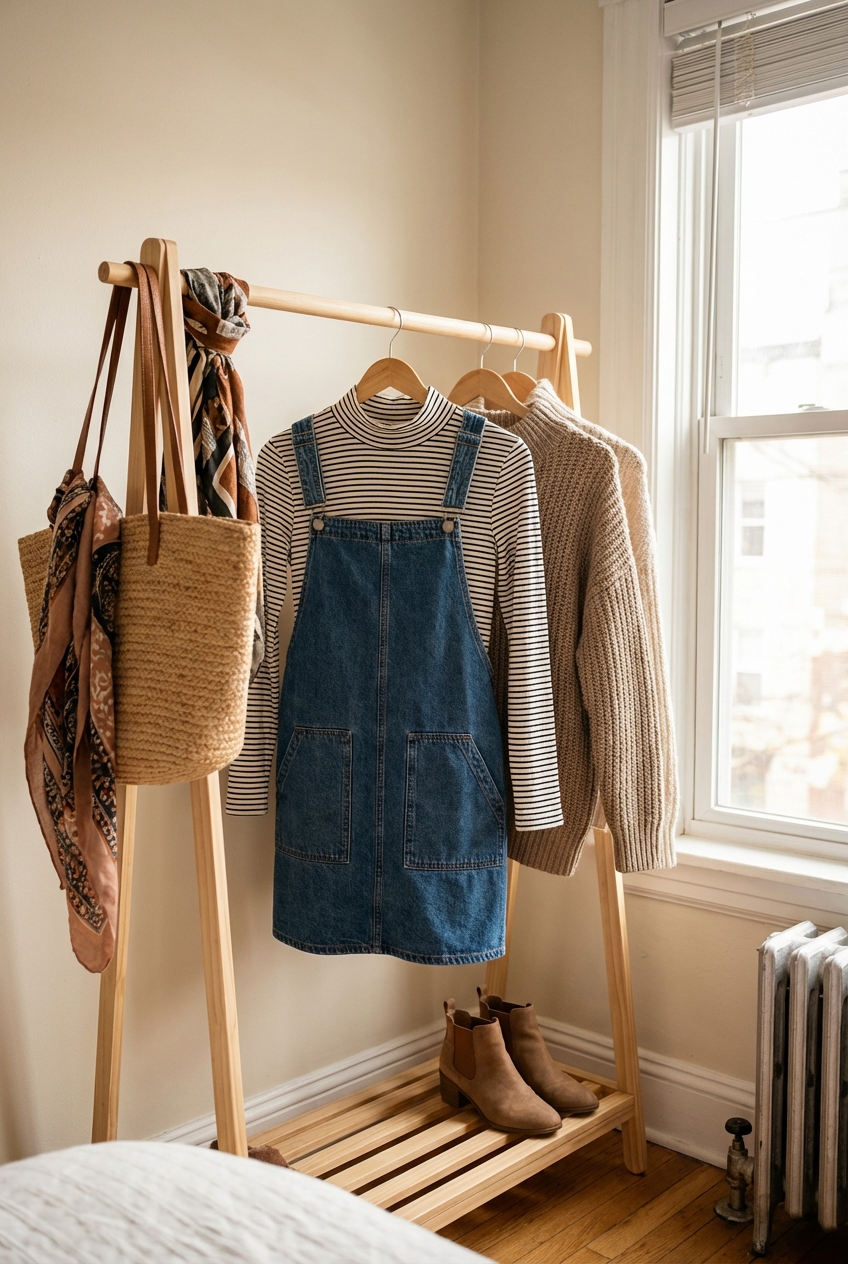 Pinafore Dresses For Layered Casual Looks