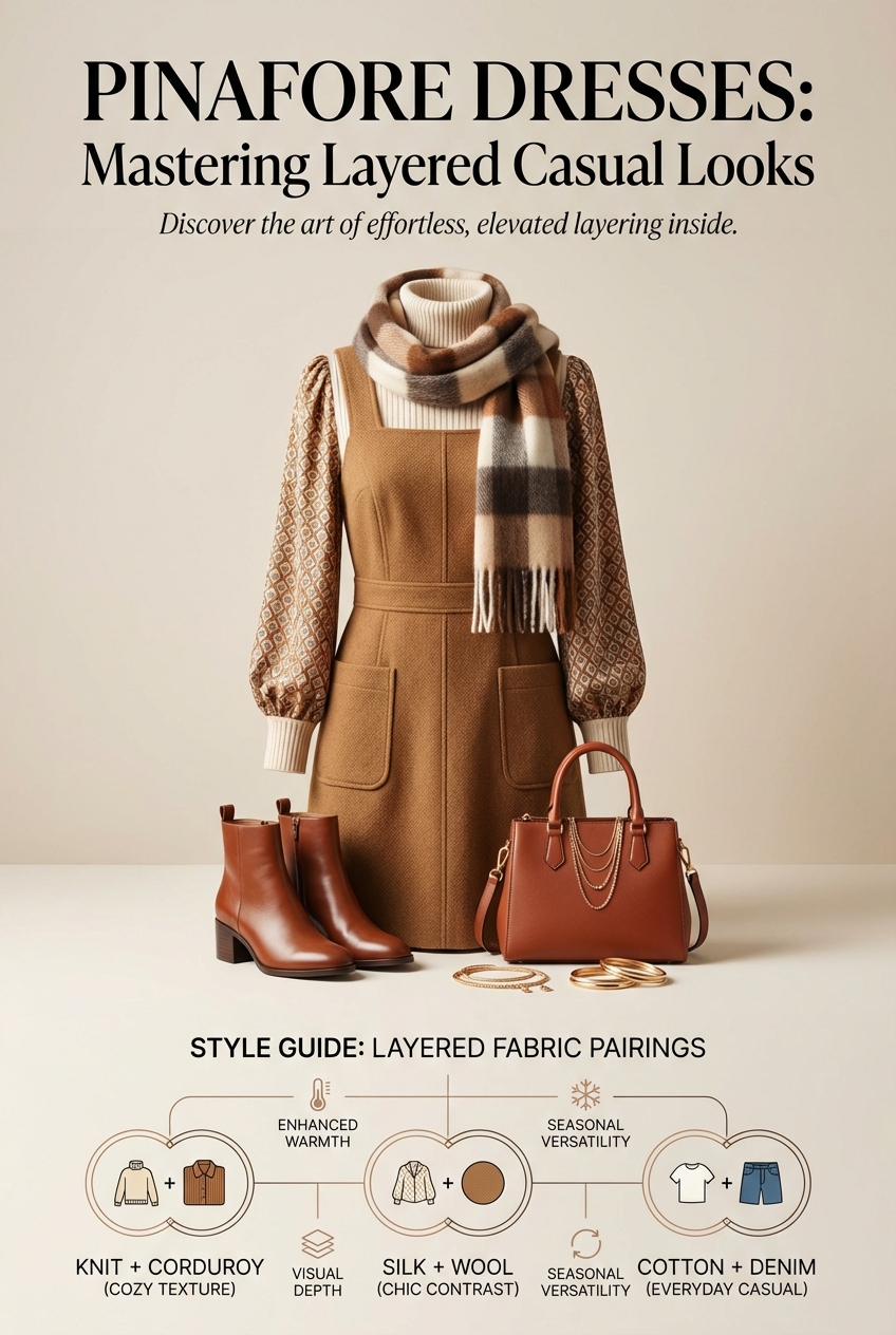 Pinafore Dresses For Layered Casual Looks - photo 3