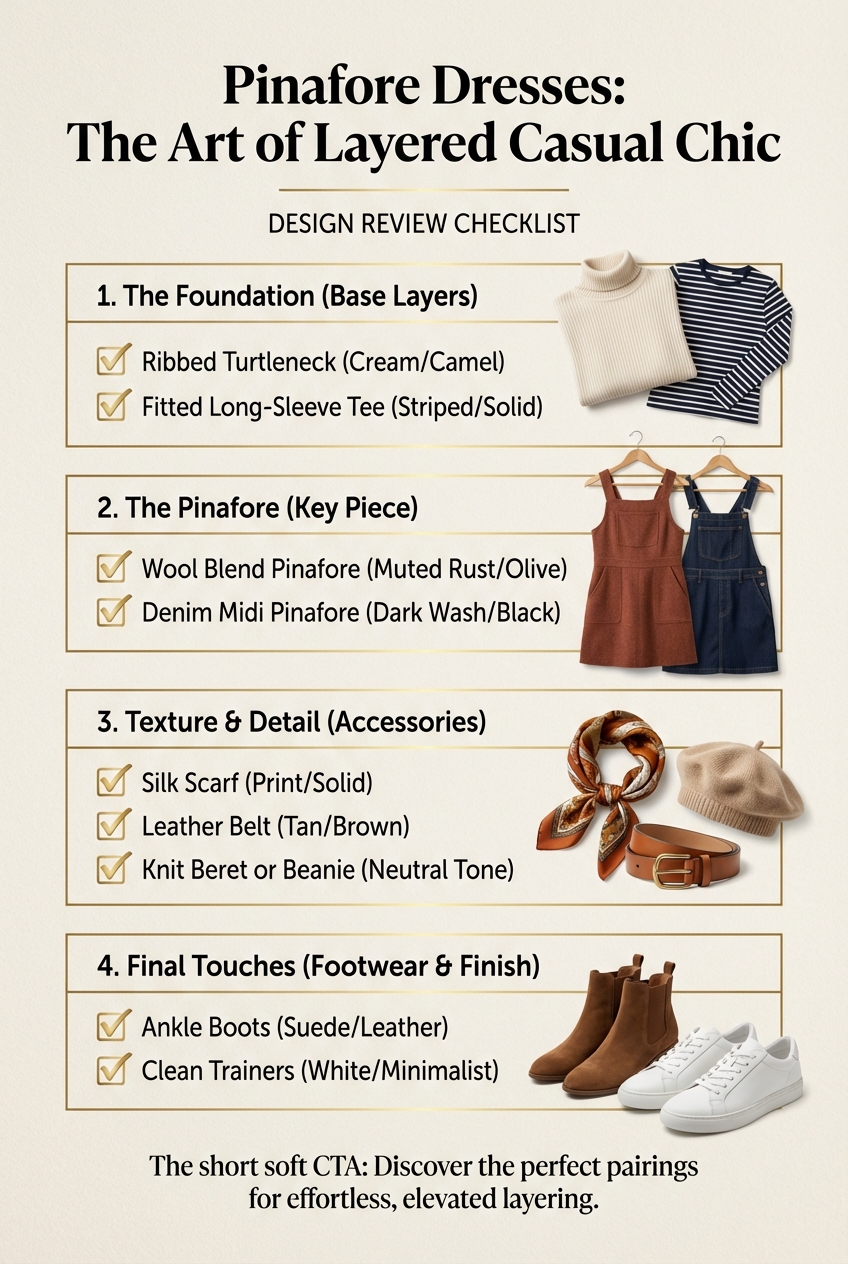 Pinafore Dresses For Layered Casual Looks - photo 5