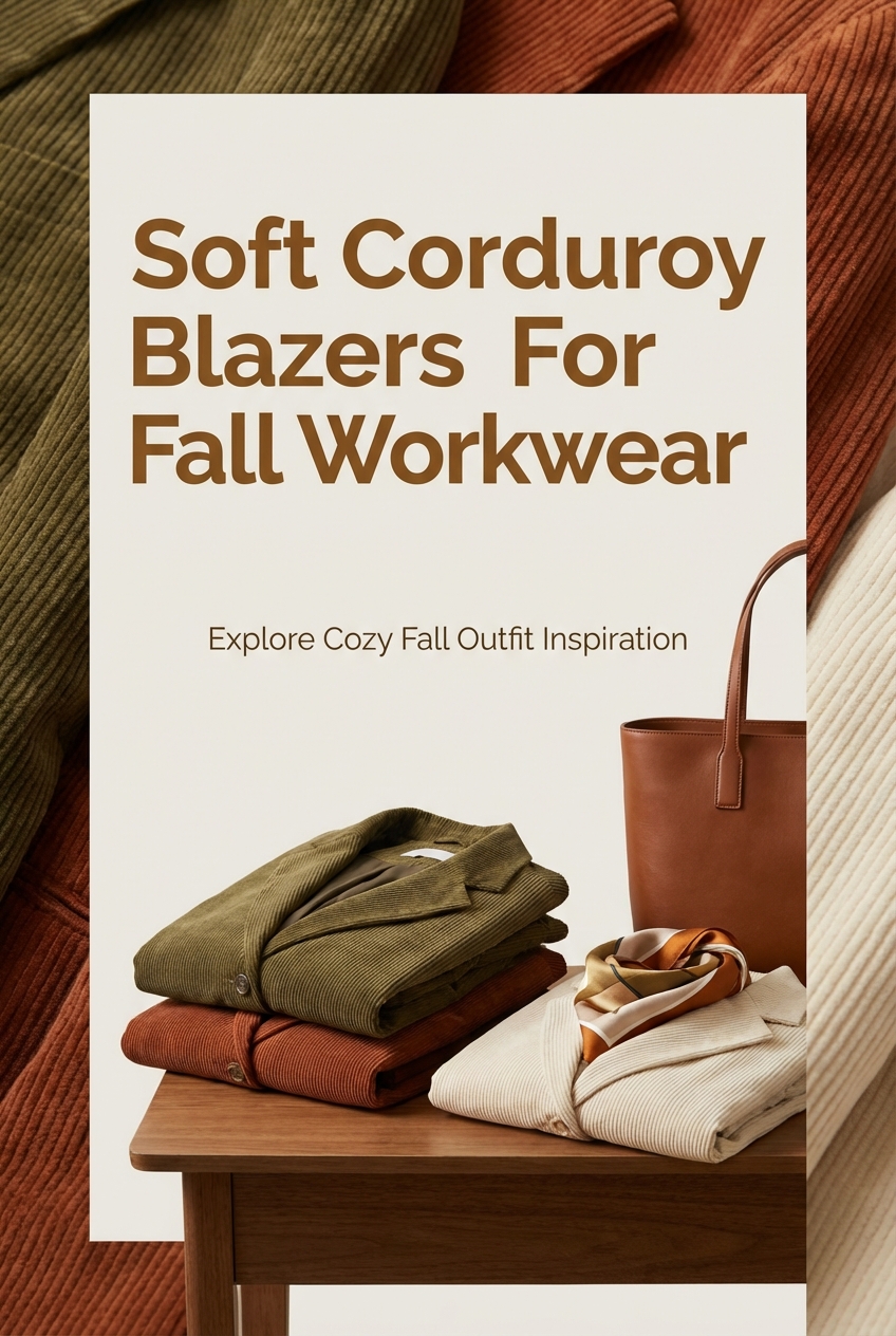 Soft Corduroy Blazers For Fall Workwear - photo 2