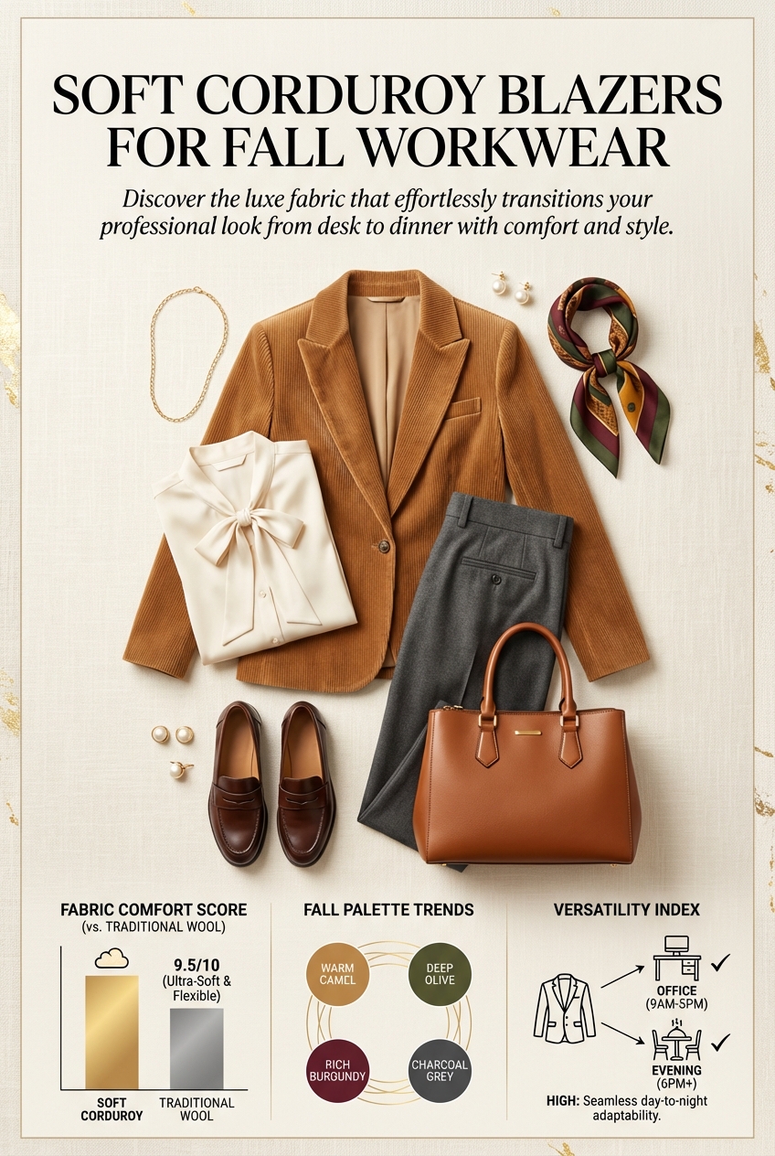 Soft Corduroy Blazers For Fall Workwear - photo 3