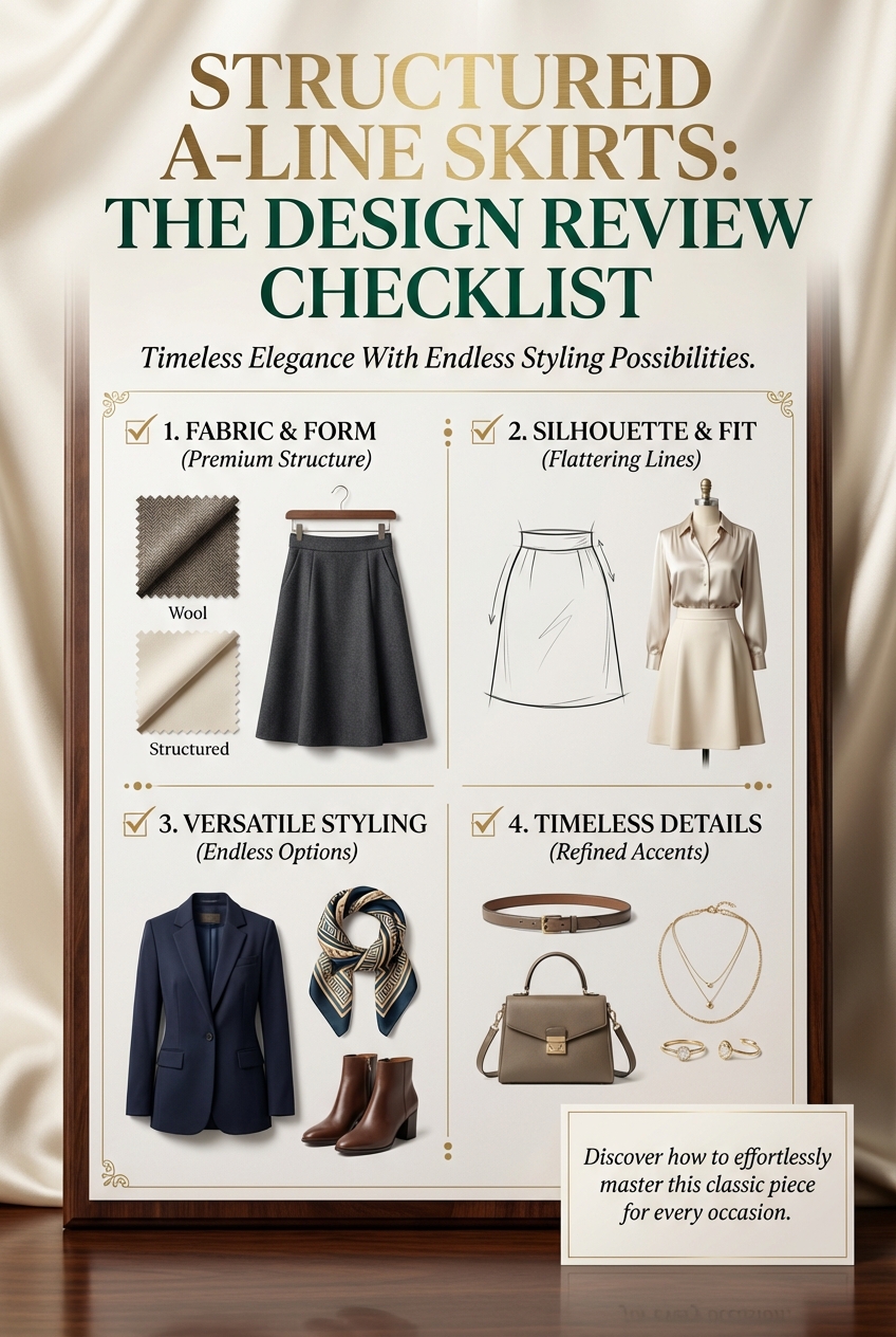 Structured A Line Skirts For Flattering Silhouettes Timeless Elegance With Endless Styling Possibilities - photo 5