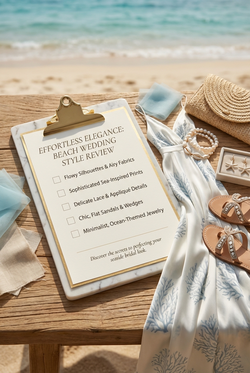 Stylish Destination Wedding Dresses With Beachy Prints Effortless Elegance By The Shore - photo 5