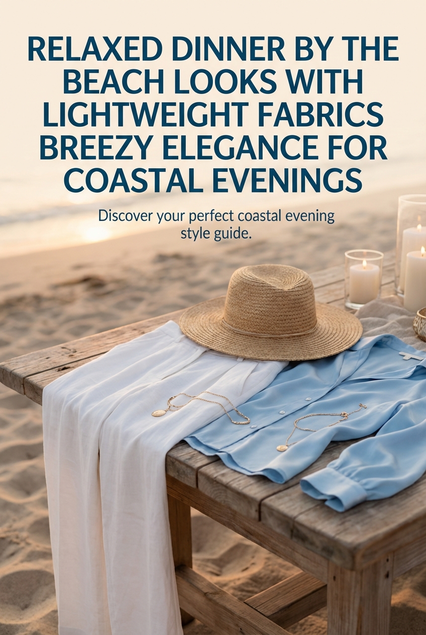 Relaxed Dinner By The Beach Looks With Lightweight Fabrics Breezy Elegance For Coastal Evenings - photo 2