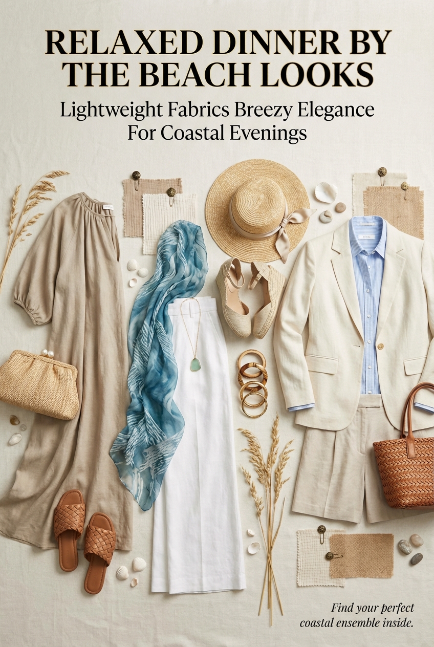 Relaxed Dinner By The Beach Looks With Lightweight Fabrics Breezy Elegance For Coastal Evenings - photo 4