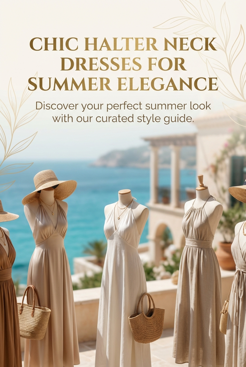 Chic Halter Neck Dresses For Summer Elegance - photo 2