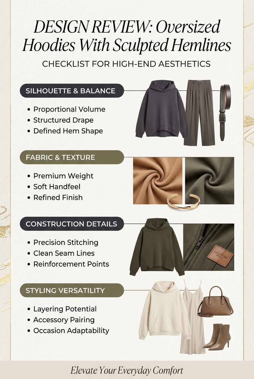 Oversized Hoodies With Sculpted Hemlines - photo 5