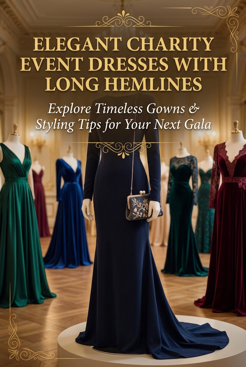 Elegant Charity Event Dresses With Long Hemlines - photo 2