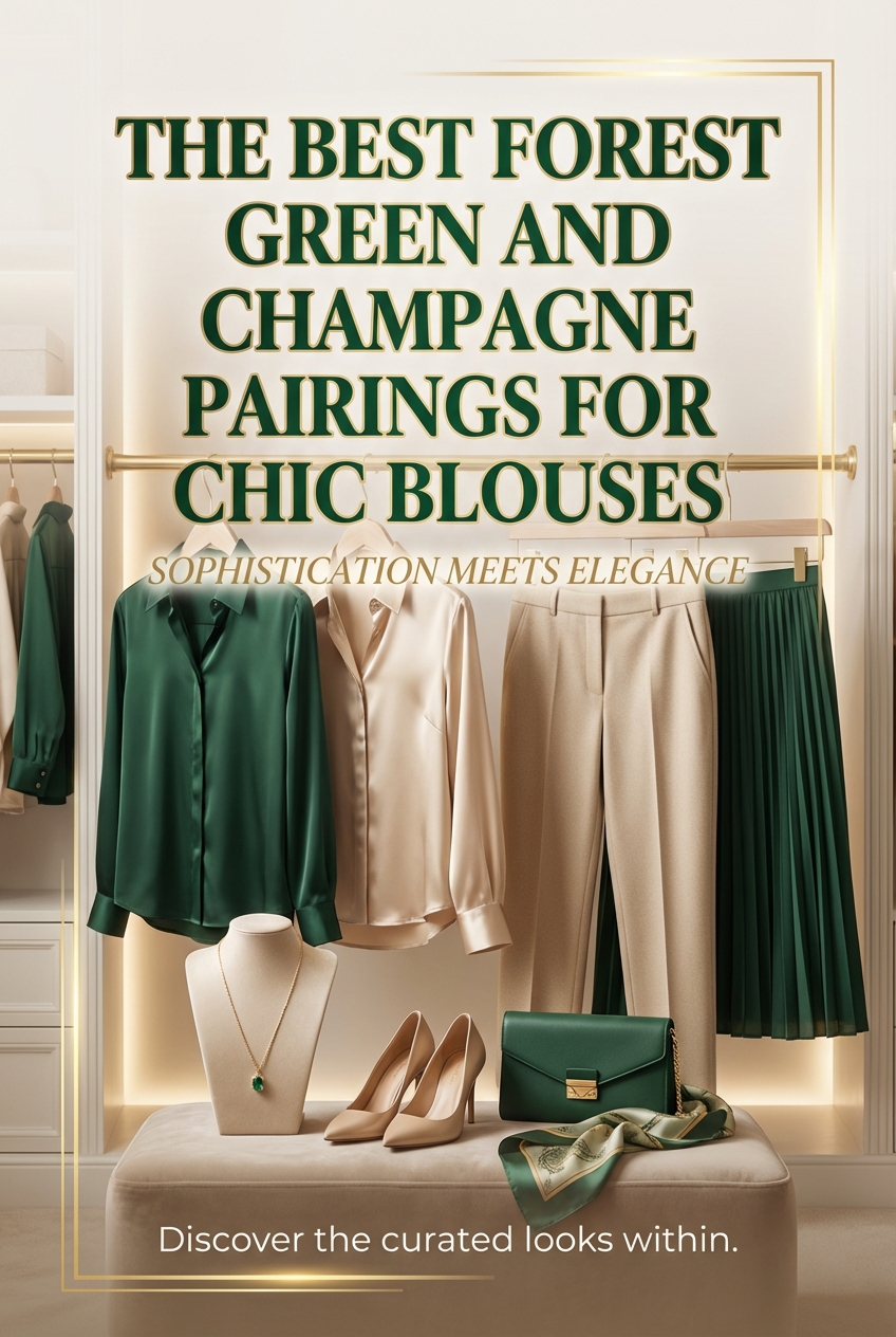 The Best Forest Green And Champagne Pairings For Chic Blouses Sophistication Meets Elegance - photo 2