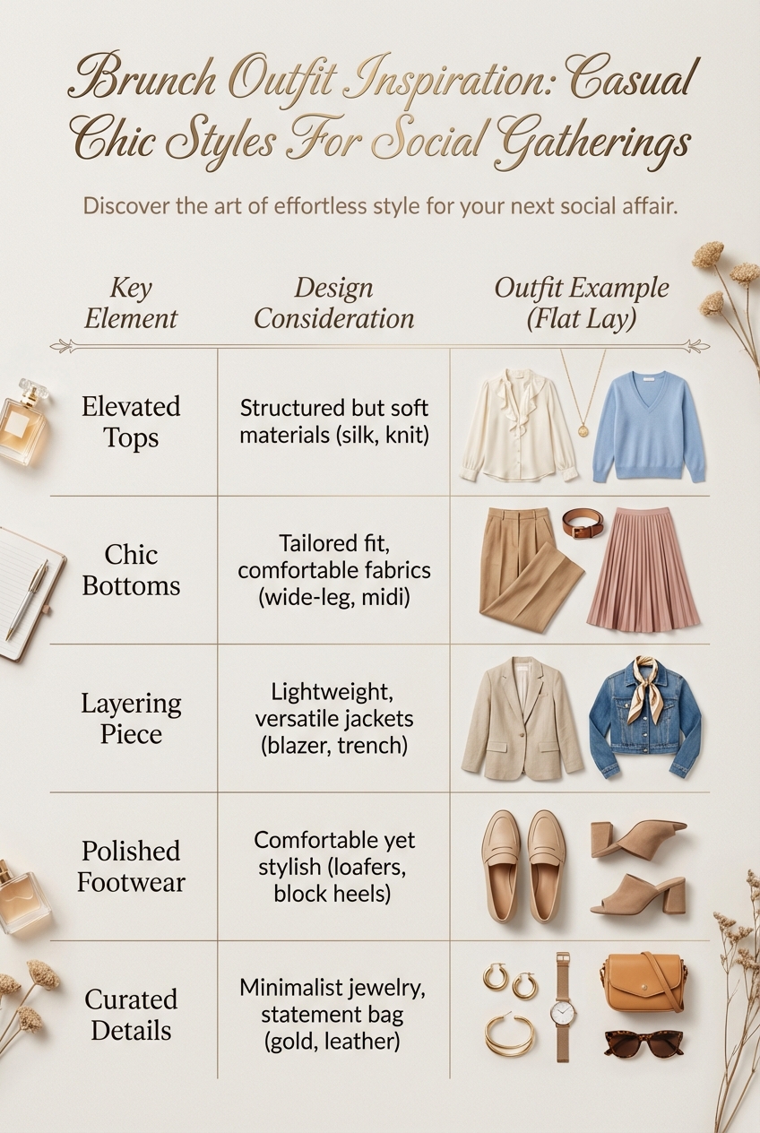 Brunch Outfit Inspiration Casual Chic Styles For Social Gatherings - photo 5
