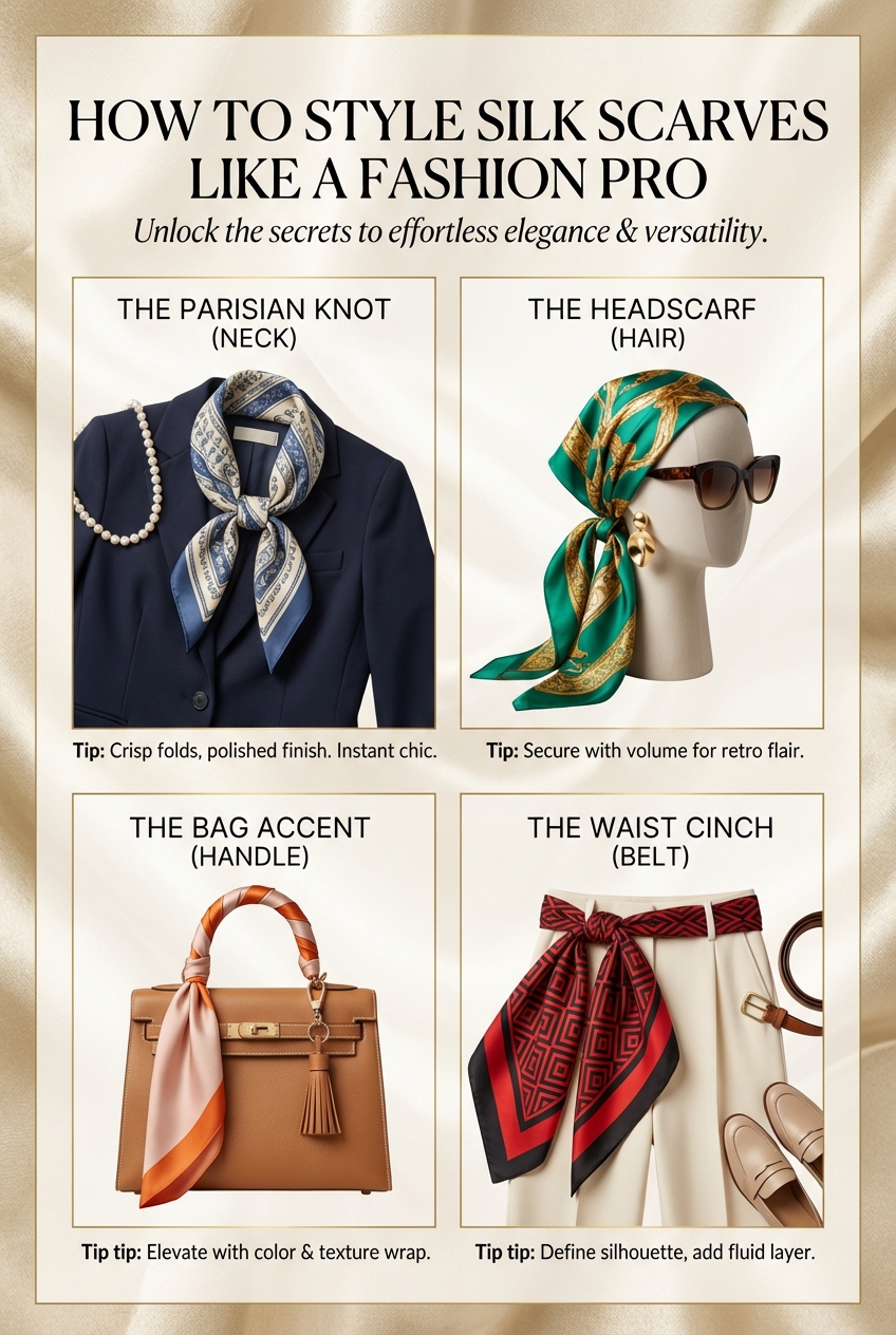 How To Style Silk Scarves Like A Fashion Pro - photo 4