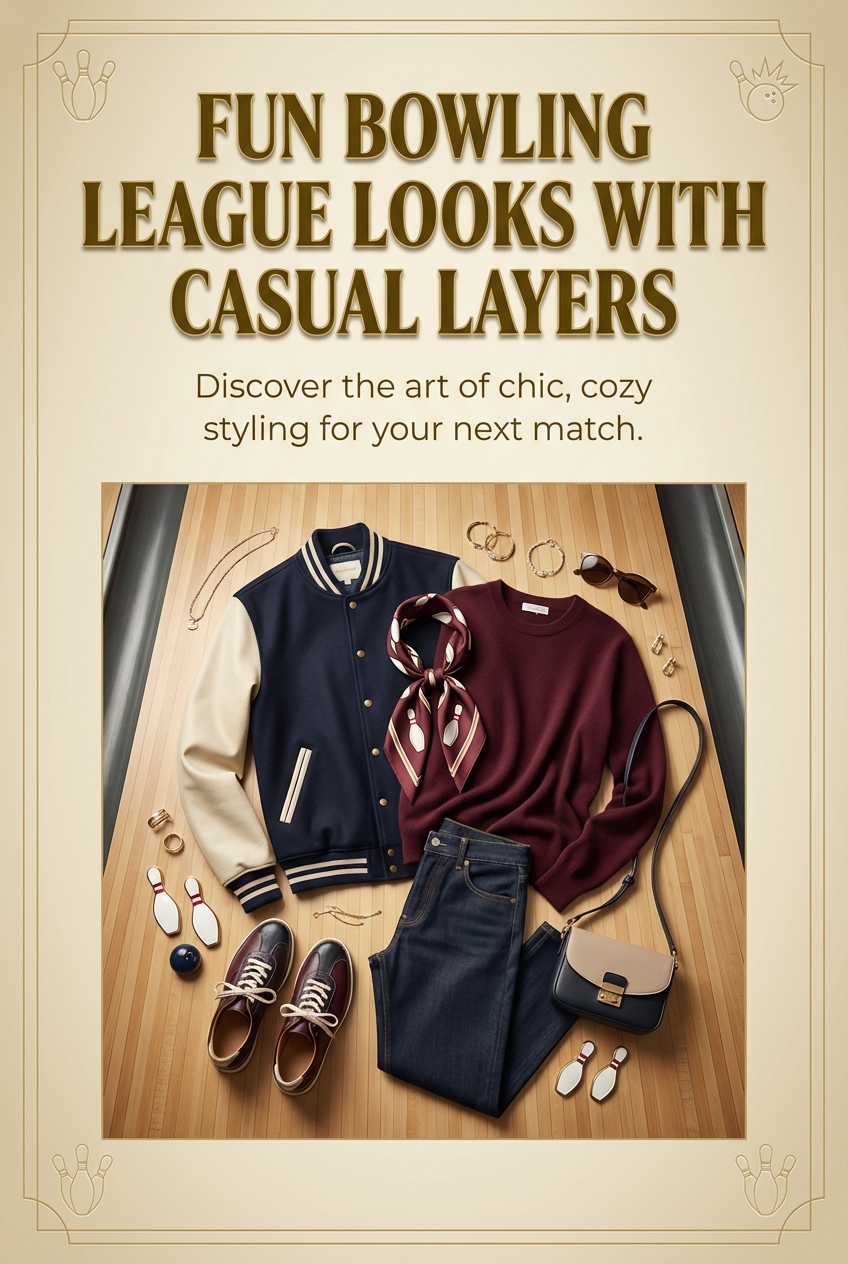 Fun Bowling League Looks With Casual Layers - photo 2