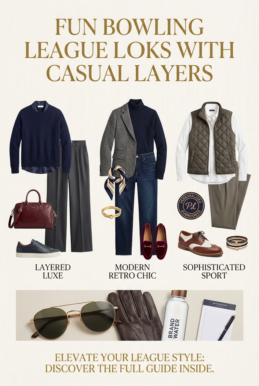 Fun Bowling League Looks With Casual Layers - photo 4