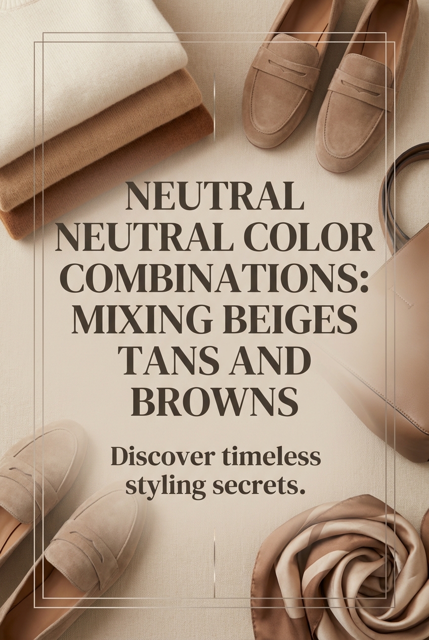 Neutral Color Combinations Mixing Beiges Tans And Browns - photo 2