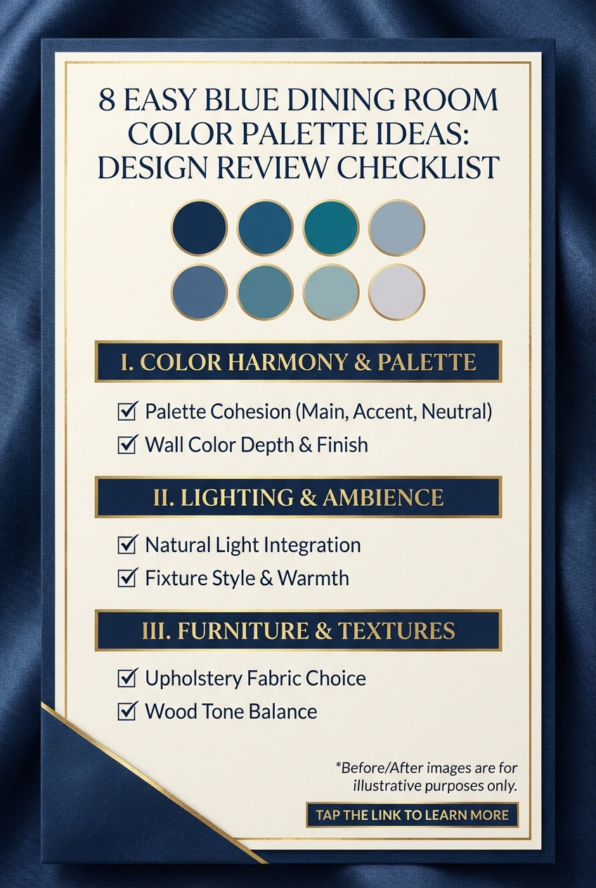 8 Easy Blue Dining Room Color Palette Ideas - photo 5