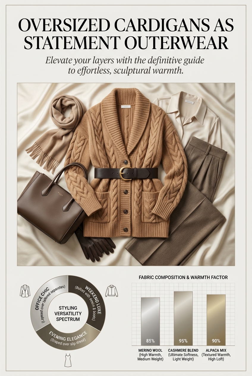 Oversized Cardigans As Statement Outerwear - photo 3