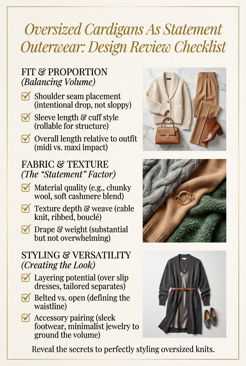Oversized Cardigans As Statement Outerwear - photo 5