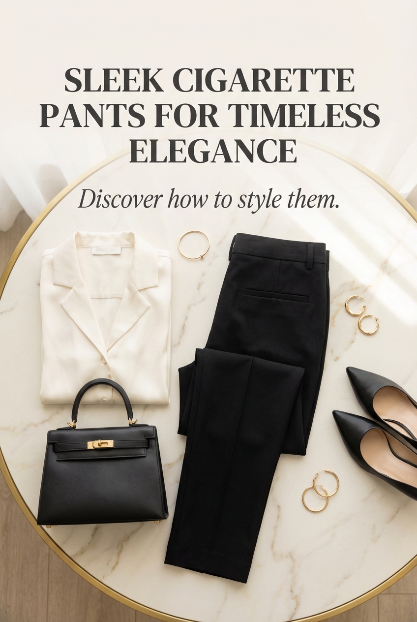 Sleek Cigarette Pants For Timeless Elegance - photo 2