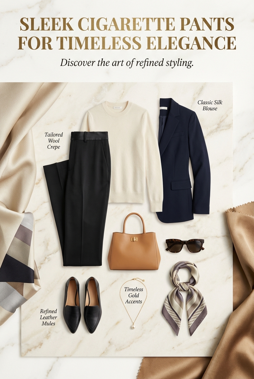 Sleek Cigarette Pants For Timeless Elegance - photo 4