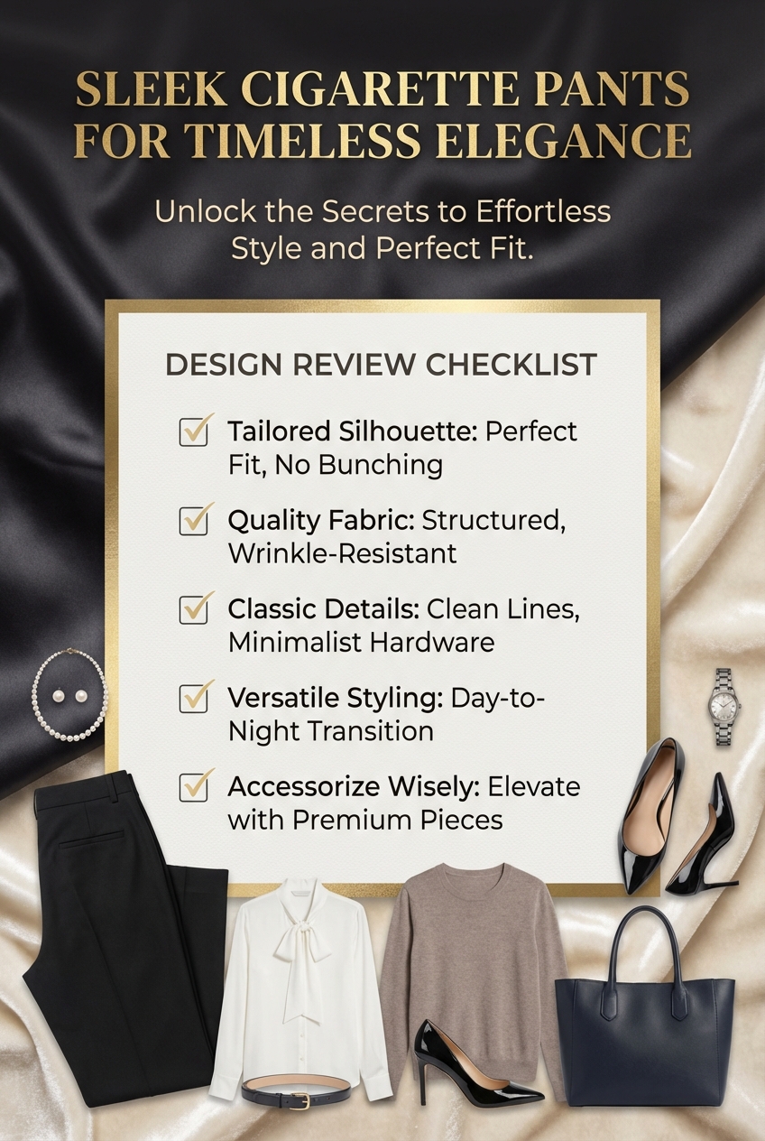Sleek Cigarette Pants For Timeless Elegance - photo 5