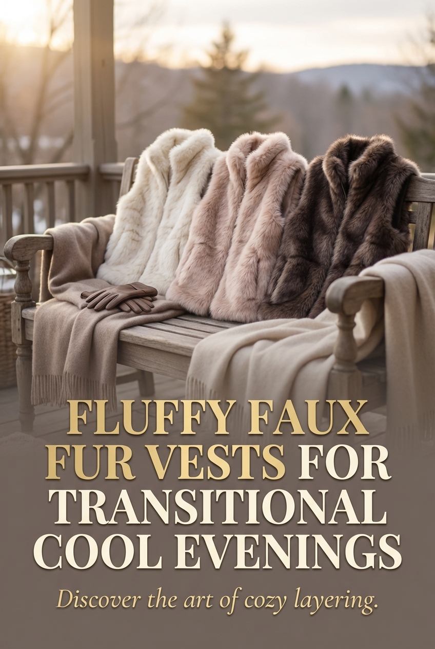 Fluffy Faux Fur Vests For Transitional Cool Evenings - photo 2