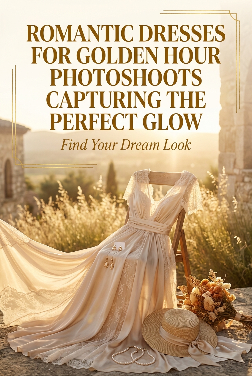 Romantic Dresses For Golden Hour Photoshoots Capturing The Perfect Glow - photo 2