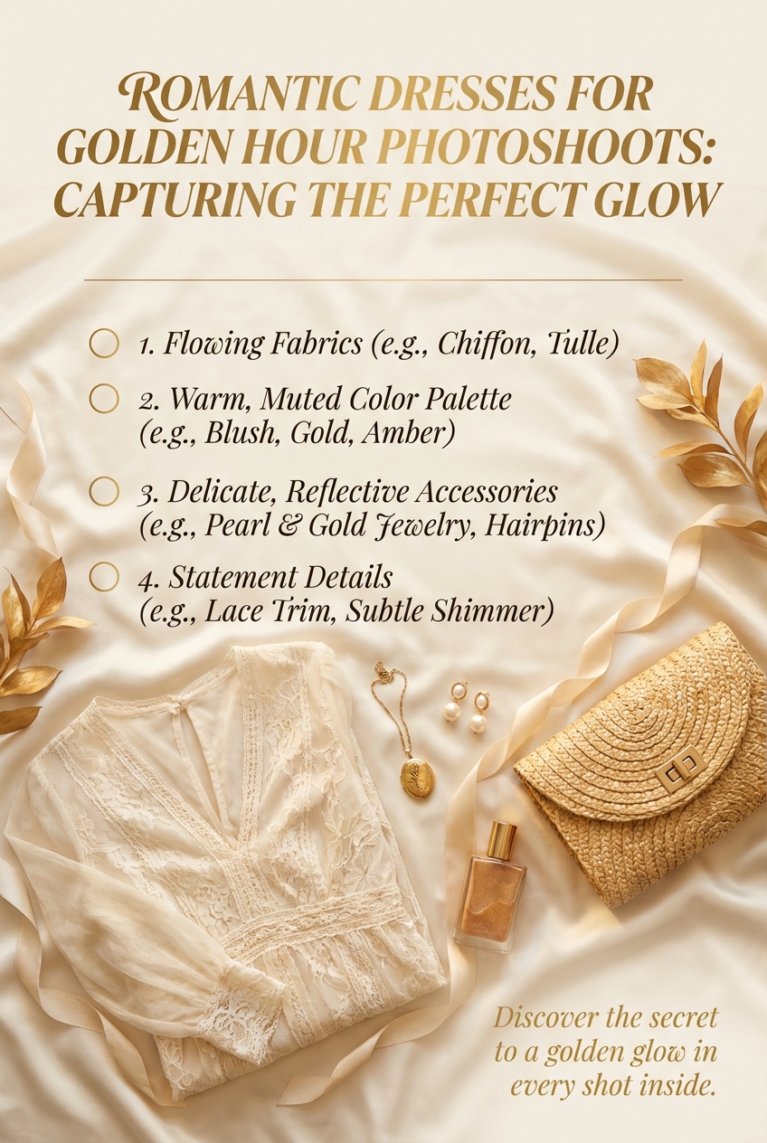 Romantic Dresses For Golden Hour Photoshoots Capturing The Perfect Glow - photo 5