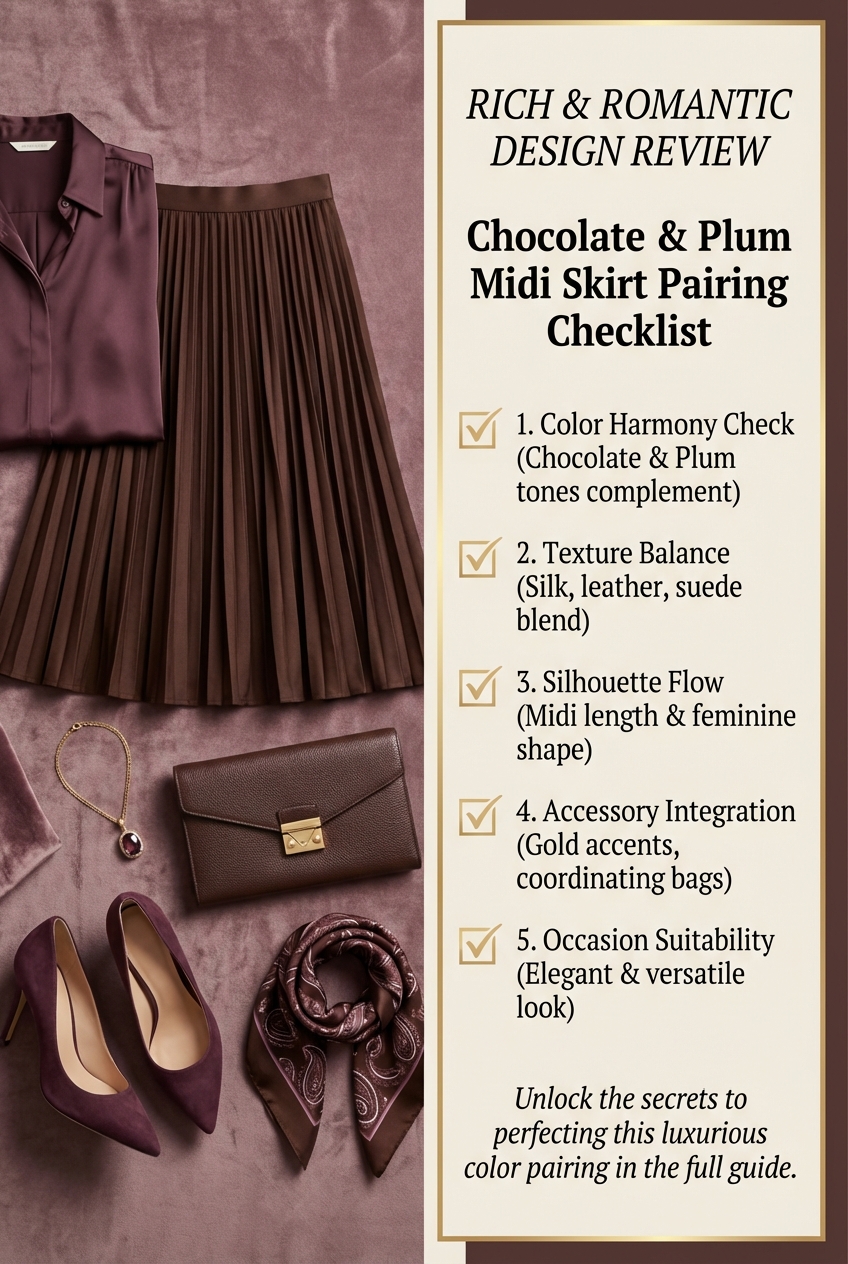 Chocolate And Plum In Feminine Midi Skirts A Rich And Romantic Pairing - photo 5