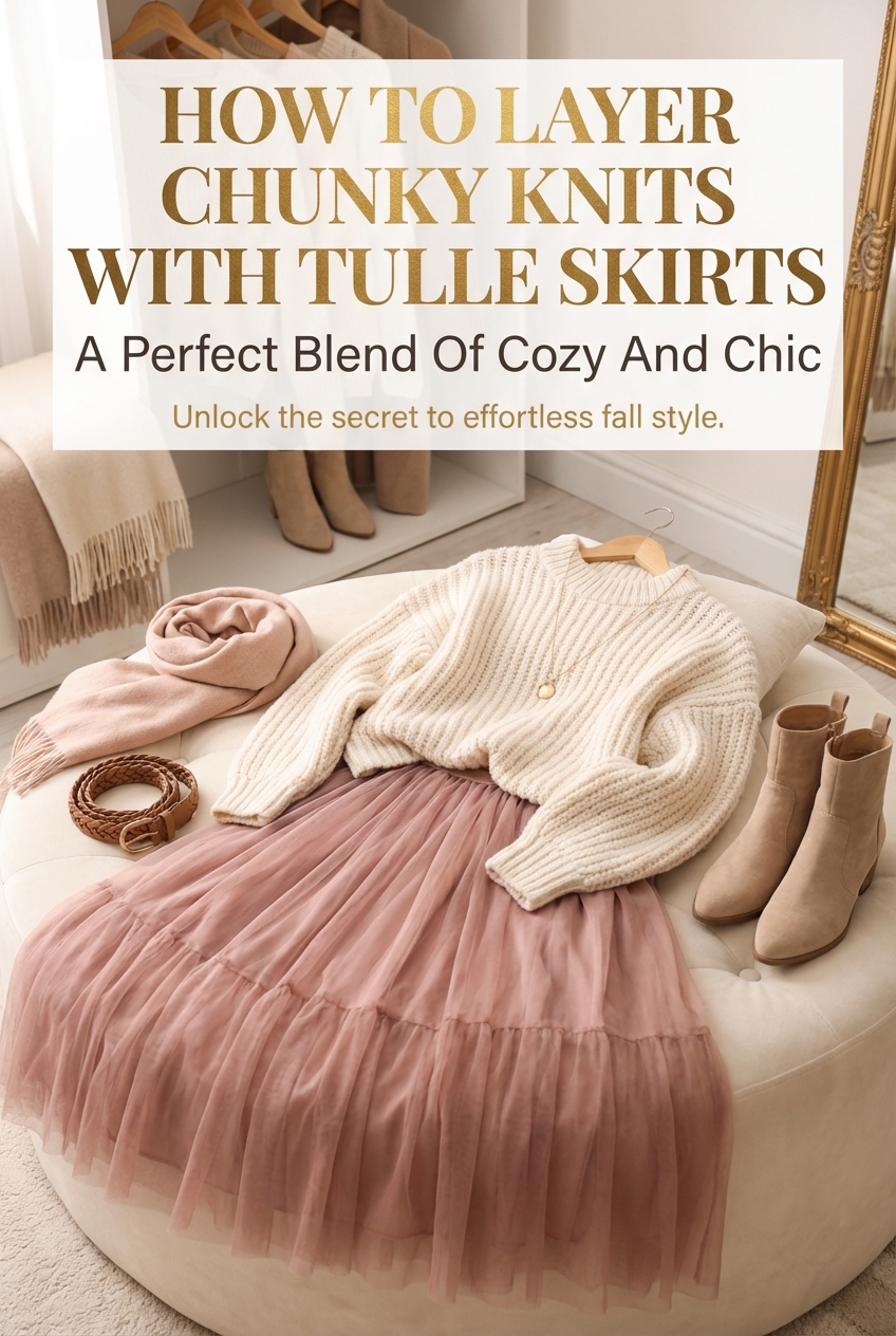 How To Layer Chunky Knits With Tulle Skirts A Perfect Blend Of Cozy And Chic - photo 2