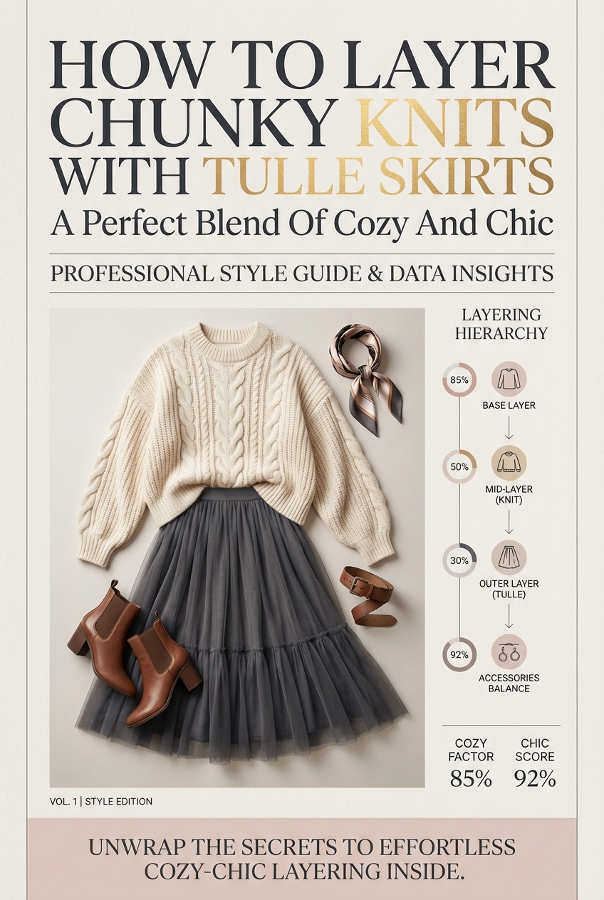 How To Layer Chunky Knits With Tulle Skirts A Perfect Blend Of Cozy And Chic - photo 3